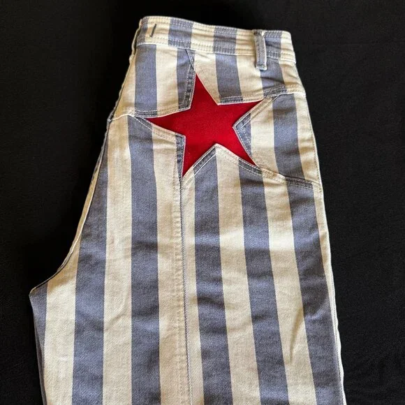 Free People Firecracker Flare Jeans Sz 31 - Picture 8 of 16